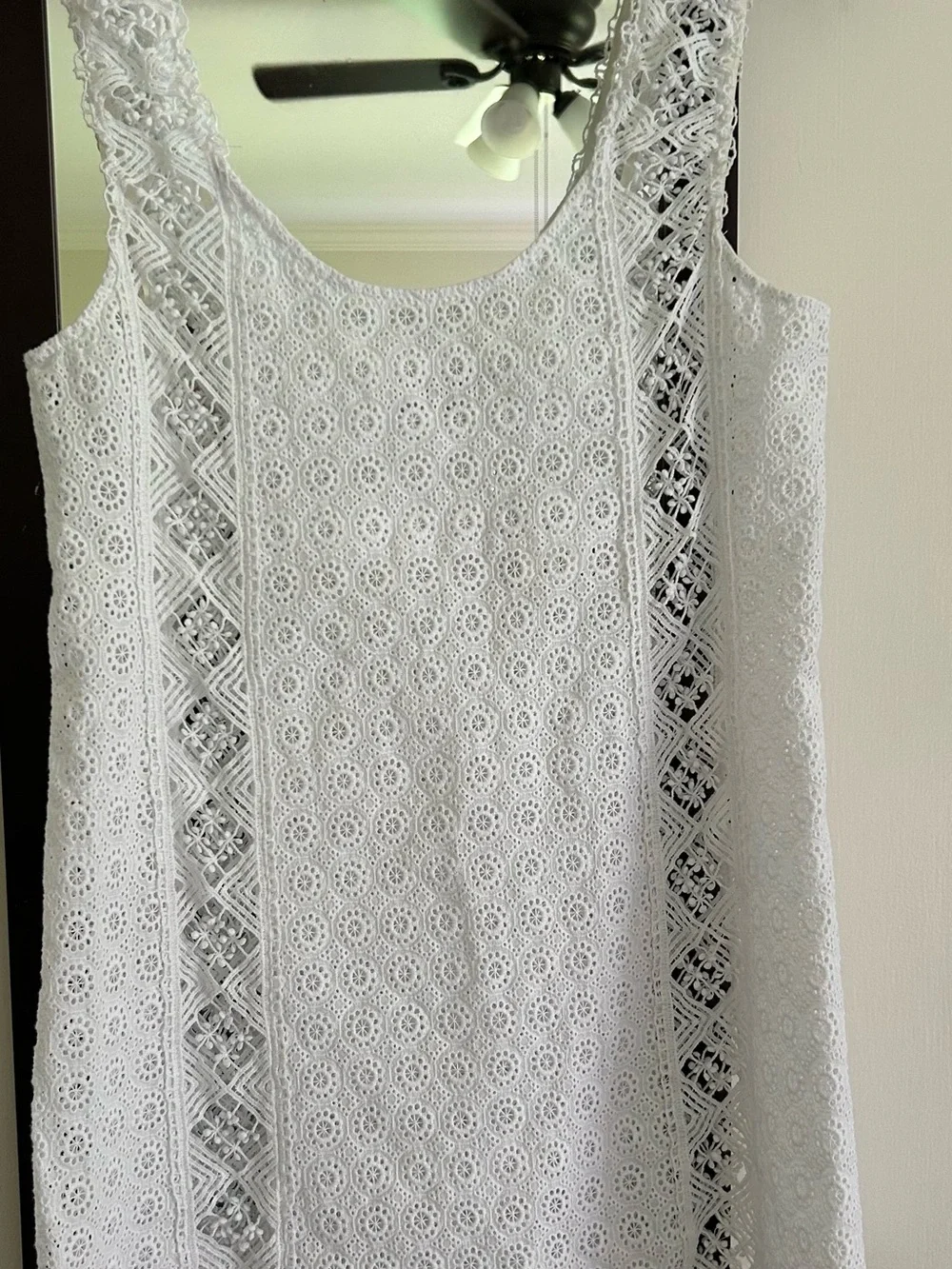 Lace coverup dress